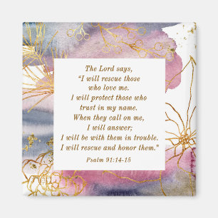 Íman Salmo 91:14-15 O Senhor diz que vou salvar a Bíbli