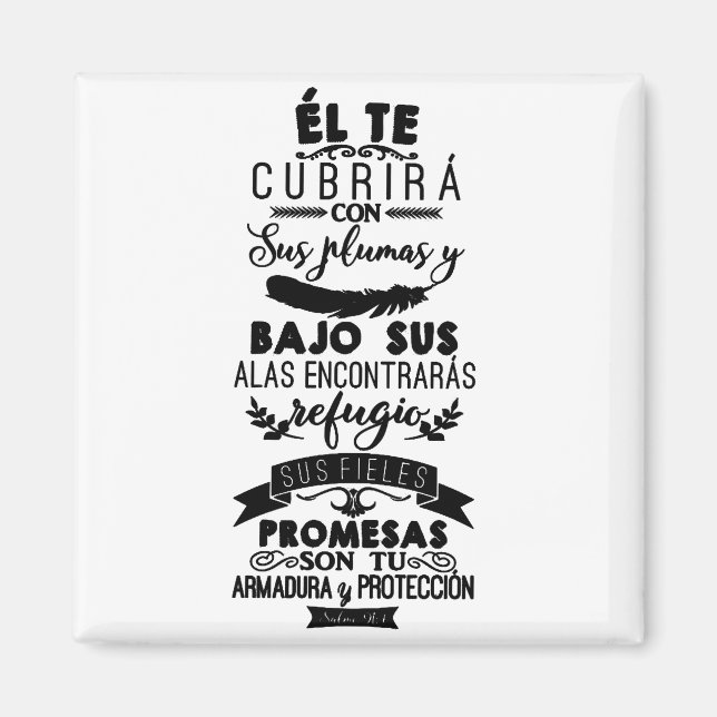 Íman Salmo 91 - Católico Romano (Frente)