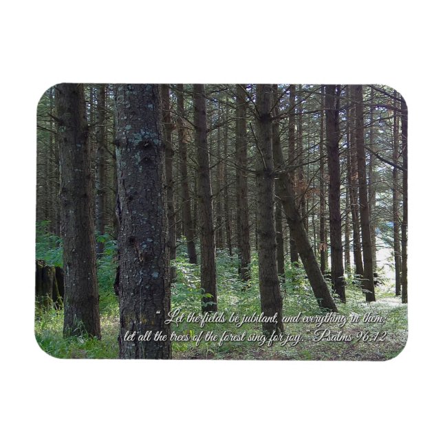 Íman Salms 96:12 Inspiracional (Horizontal)