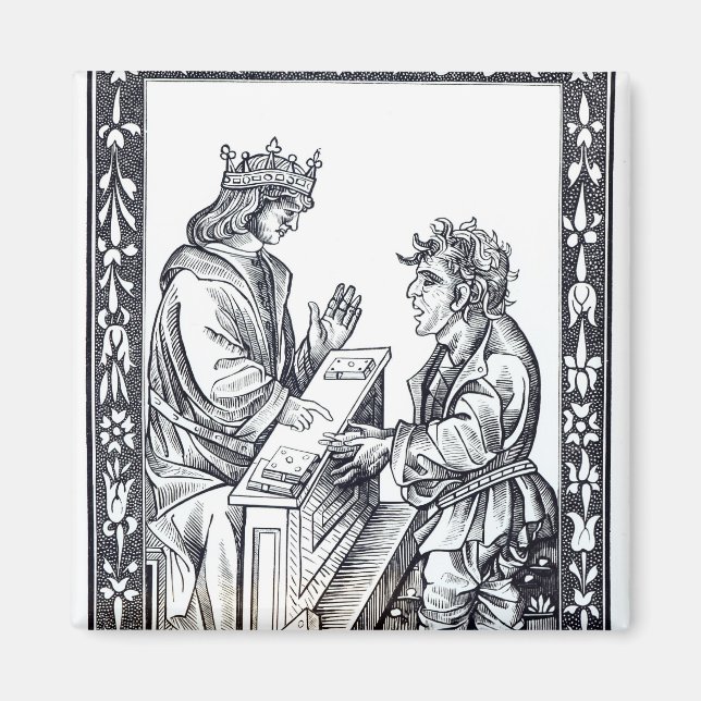 Íman Salomão e Marcoul, ilustração de (Frente)