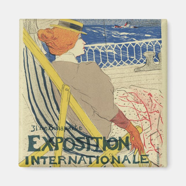 Íman Salon des Cents de Toulouse Lautrec, Art Nouveau (Frente)