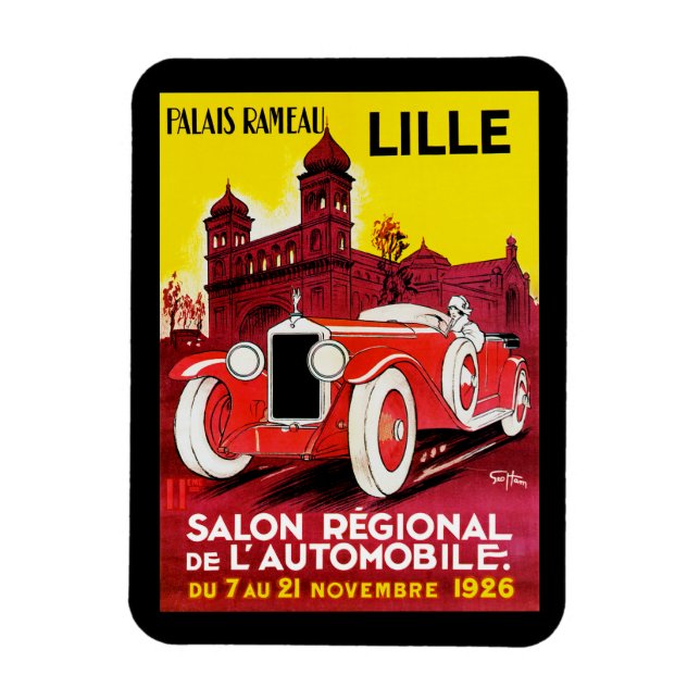 Íman Salon Regional De L'Automobile ~ Lille (Vertical)