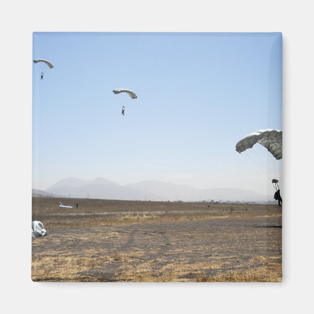 Íman Saltadores de paraquedas freefall (Frente)