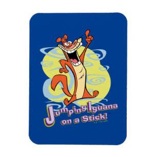 Íman Saltando Igauna em um Stick!™