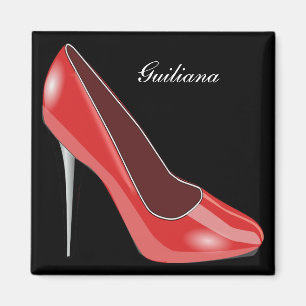 Íman Salto alto vermelho