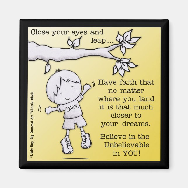 Íman Salto de Fé (Frente)