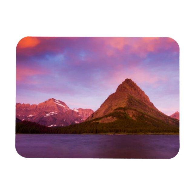 Íman Salto do Sol em Glacier (Horizontal)