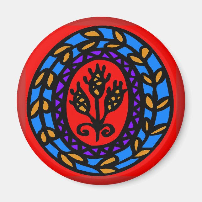 Íman Saltos de Sinal Hex Neerlandês da Pensilvânia (Frente)