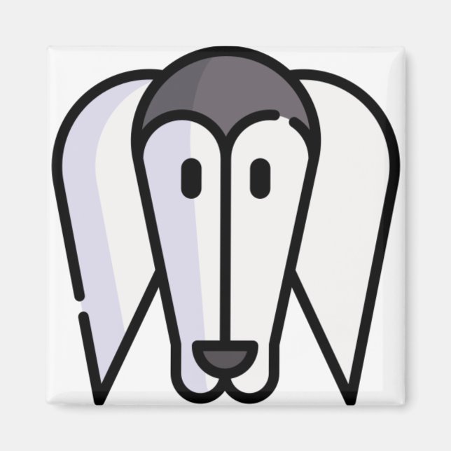 Íman Saluki (Frente)