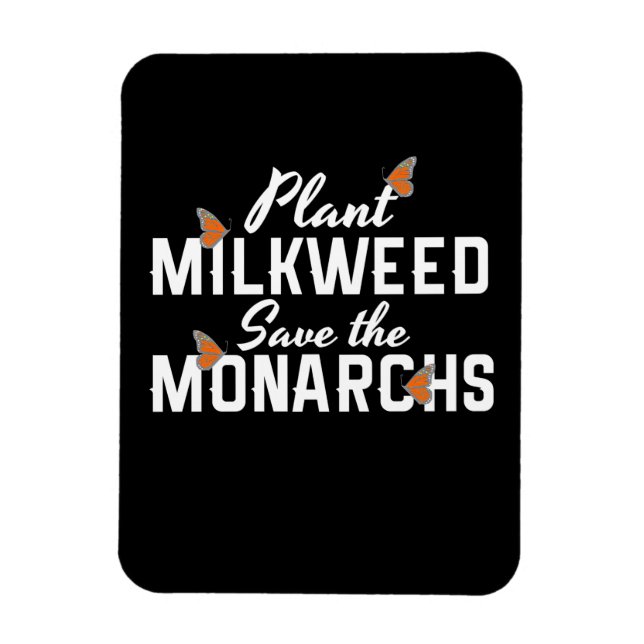 Íman Salvar a borboleta dos monarcas (Vertical)