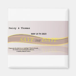 Íman Salvar a data de anúncio de casamento