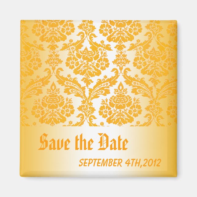 Íman salvar a data do damasco amarelo (Frente)