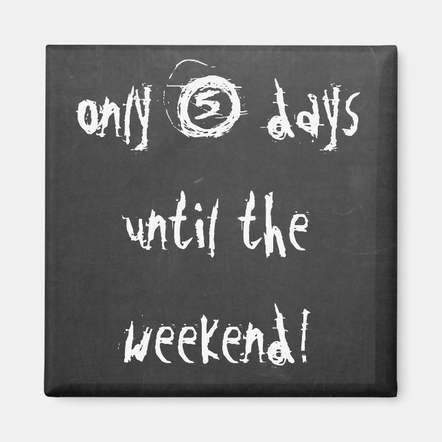 Íman Salvar a Data Engraçado, Fim de Semana, Cota de Co (Frente)