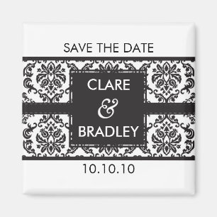 Íman SALVAR A DATA:: ímã:: damasco - preto