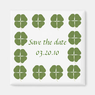 Íman Salvar a data, ímãs verdes da beira dos trevos