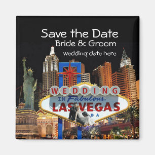 Íman Salvar a data Las Vegas que Wedding o ímã