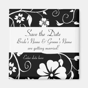 Íman Salvar a data - mag Wedding floral… -