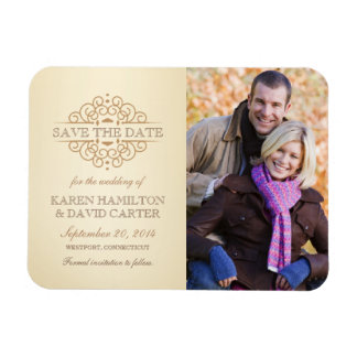 Íman Salvar a data Vintage percorre o ímã de fotos