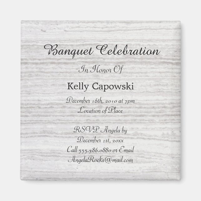 Íman Salvar a Vintagem de Data (Frente)