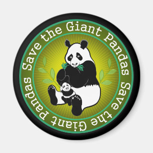 Íman Salvar as pandas gigantes