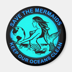 Íman Salvar as sereias mantêm nosso © limpo dos ocean