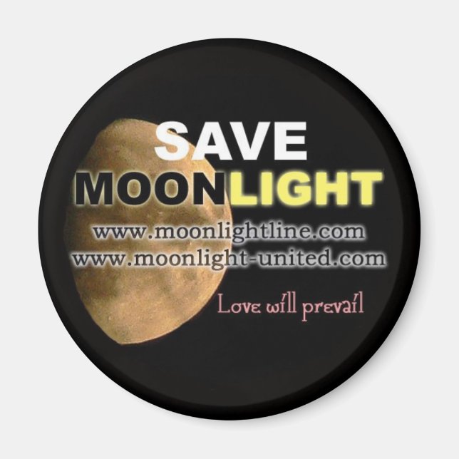 Íman Salvar ímã Moonlight (Frente)