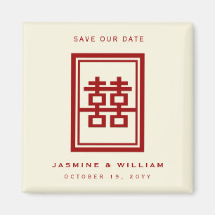 Íman Salvar o casamento chinês da felicidade do dobro