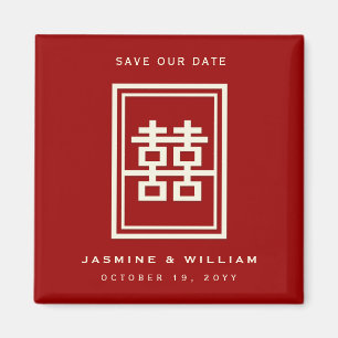 Íman Salvar o casamento chinês da felicidade do dobro