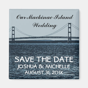 Íman Salvar o casamento da ilha de Mackinac da data