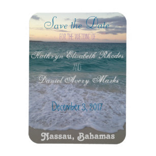 Íman Salvar o casamento de praia da data