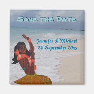 Íman Salvar o casamento havaiano da data