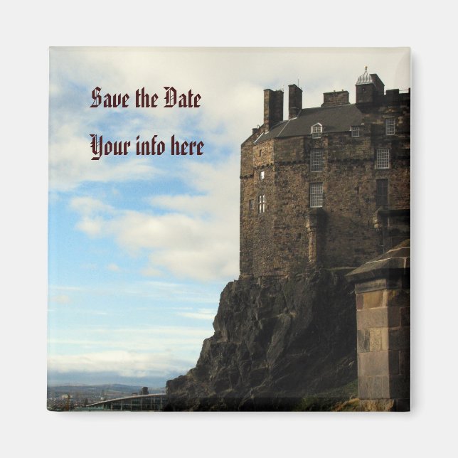 Íman Salvar o Castelo de Data (Frente)