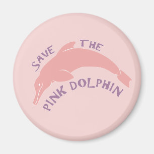Íman Salvar o golfinho cor-de-rosa