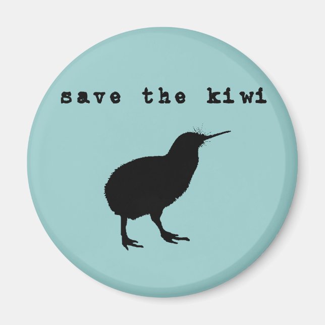 Íman Salvar o Ímã de Kiwi (Frente)