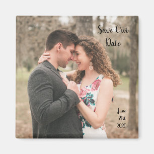 Íman Salvar O Magnete De Fotos De Casamento De Data