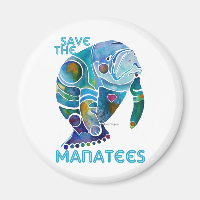 Íman Salvar O Manateio (Frente)