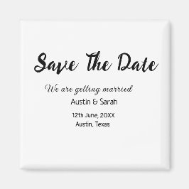 Íman Salvar o texto moderno do site de casamento QR da 