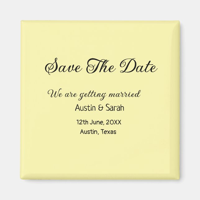 Íman Salvar o texto moderno do site de casamento QR da  (Frente)