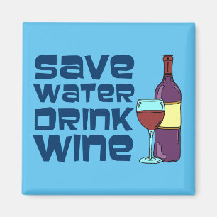 Íman Salvar o vinho da bebida da água