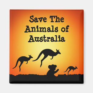 Íman Salvar os animais da Austrália