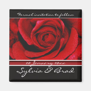 Íman Salvar os ímãs do convite da data