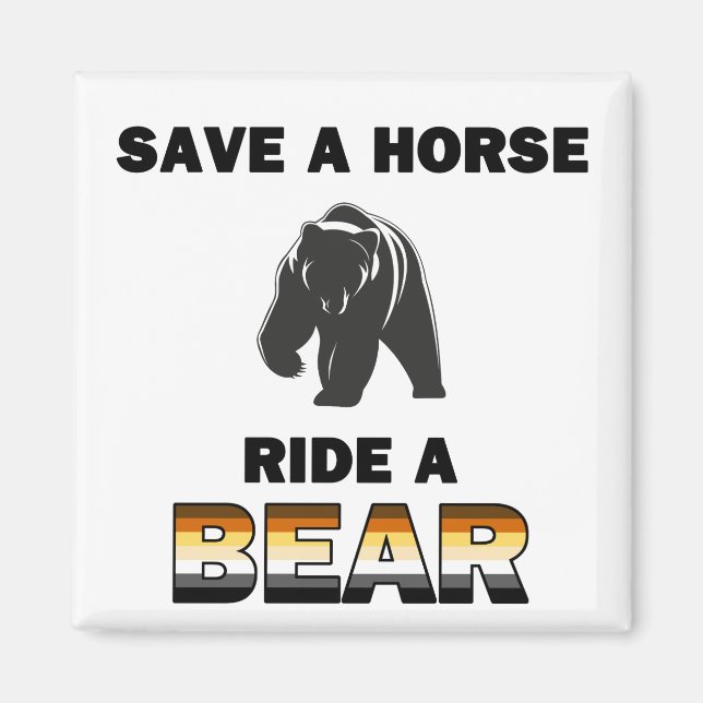Íman Salvar um cavalo (Frente)
