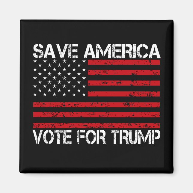 Íman Salve a América a votar em Trump (Frente)
