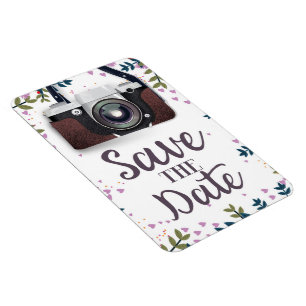 Íman Salve a Data Câmera Vintage