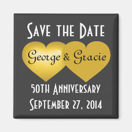 Íman Salve a data do 50º aniversário de corações de our