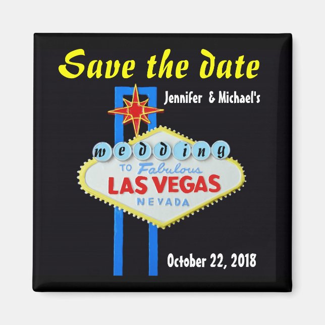 Íman Salve a data em Las Vegas (Frente)