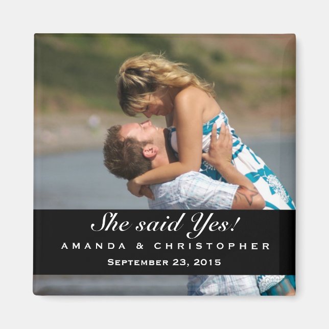 Íman Salve a data moderna, castanho e ímã rosa (Frente)