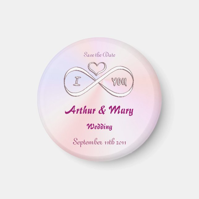 Íman Salve a data que te amo infinitamente (Frente)