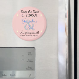 Íman Salve a Data Rosa Pastéis Azuis