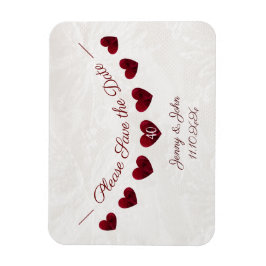 Íman Salve a data ruby 40º aniversário de casamento